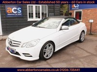 2012 Mercedes-Benz E Class E250 BlueEFFICIENCY Sport 2dr Tip Auto CONVERTIBLE PE