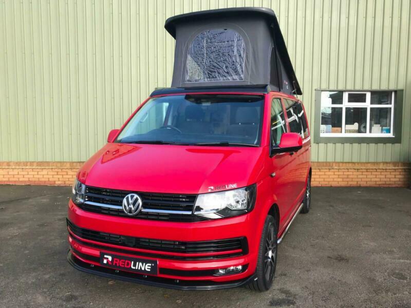 New 2019 VW Transporter T6 Highline, Cherry red, DSG Camper Van, New