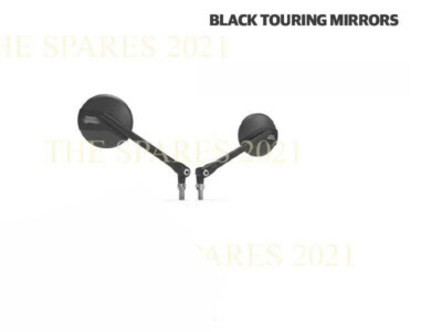 BLACK TOURING MIRRORS FIT FOR ROYAL ENFIELD METEOR 350cc #