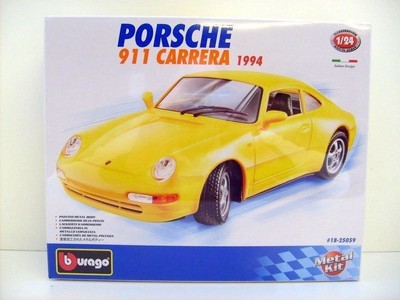 BURAGO 1/24 METAL KIT 18-25059 PORSCHE 911 CARRERA 1994