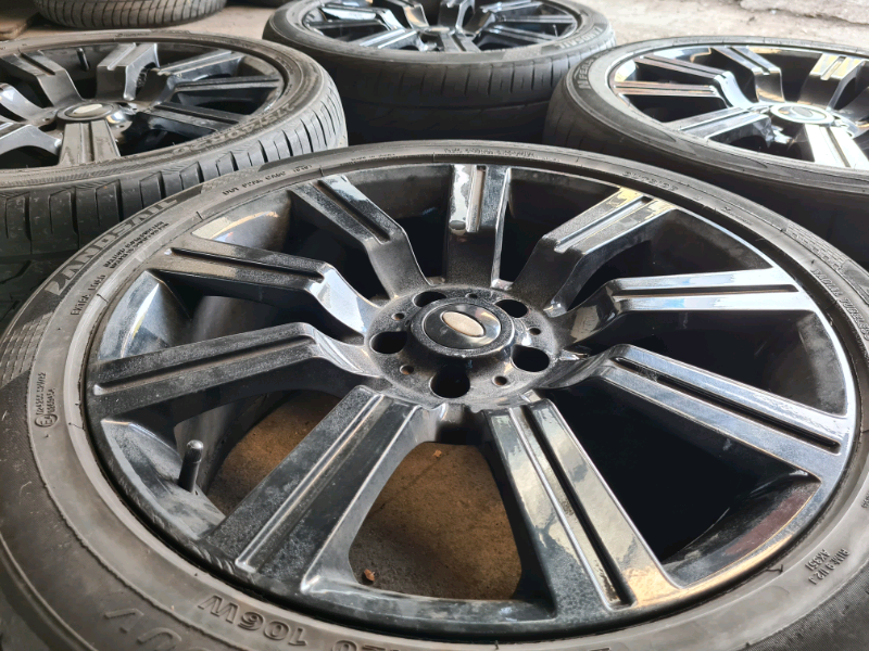 RANGE ROVER 20" ALLOY WHEELS VW T5 TRANSPORTER VIVARO 5X120 ASPORT VOG