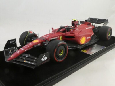 Looksmart Ferrari F1-75 #55 Carlos Sainz Jr 2nd Bahrain GP 2022 1/18 LS18F1042