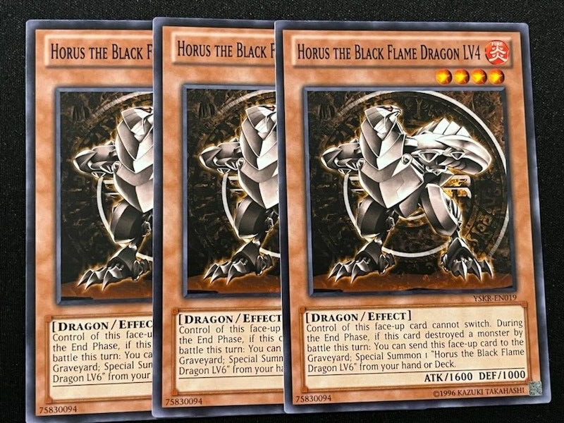 YUGIOH HORUS THE BLACK FLAME DRAGON LV DECK- ANTI SPELL- ANTI TRAP- ANTI META NM