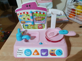 Childrens Pink Mini Kitchen- Free to collect 