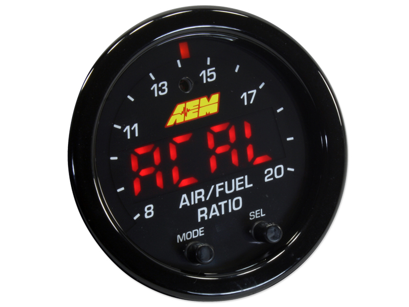 AEM Wideband Gauge X-series 30-0300 AFR O2 UEGO Air Fuel Ratio gauge Kit 2 1/16"