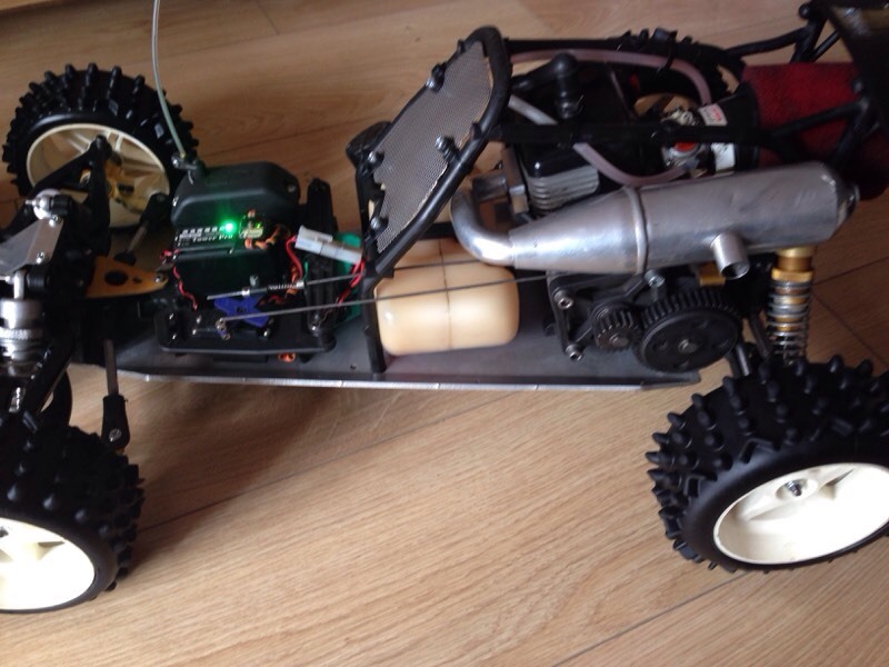 Fg Marder 1/5th scale rc car buggy 2stroke petrol 23cc 2.4ghz radio controlled car engine in