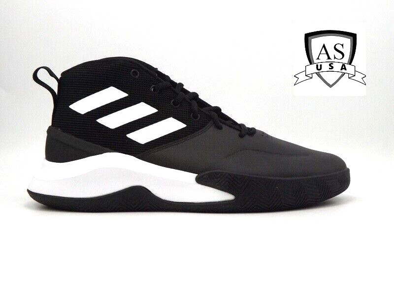 Adidas Men s Ownthegame Black Basketball Shoes Size 9 Sneakers FY6007