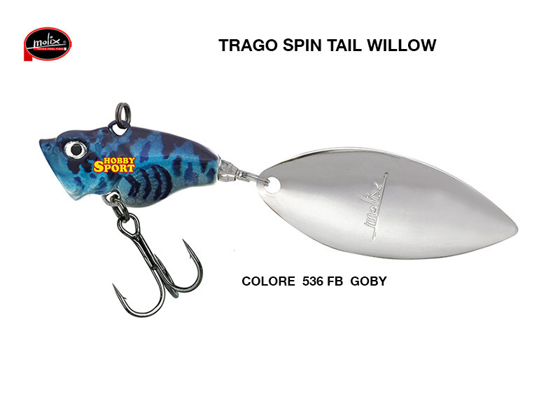 MOLIX TRAGO SPIN TAIL WILLOW 1/2 oz 14 GR COLORE F & B 536 GOBY   SPINNING