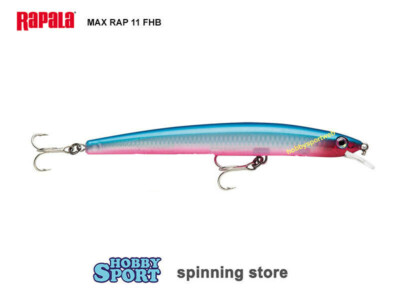 RAPALA MAX RAP MXR 11 COL. FHB  SUSPENDING SPINNING MARE SPIGOLA BARRACUDA