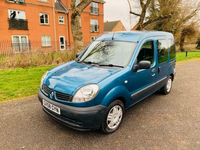 2008 58 RENAULT KANGOO 1.5 DCi AUTHENTIQUE DISABILITY CONV LOW 73K FSH
