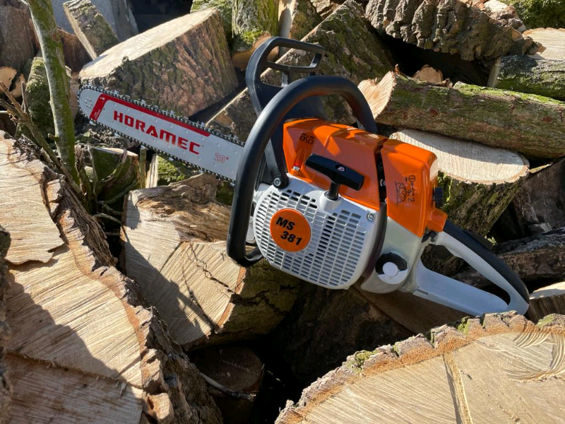 Chainsaw with 20" Bar + Stihl chain 381 72cc (380, 038 Magnum, 388
