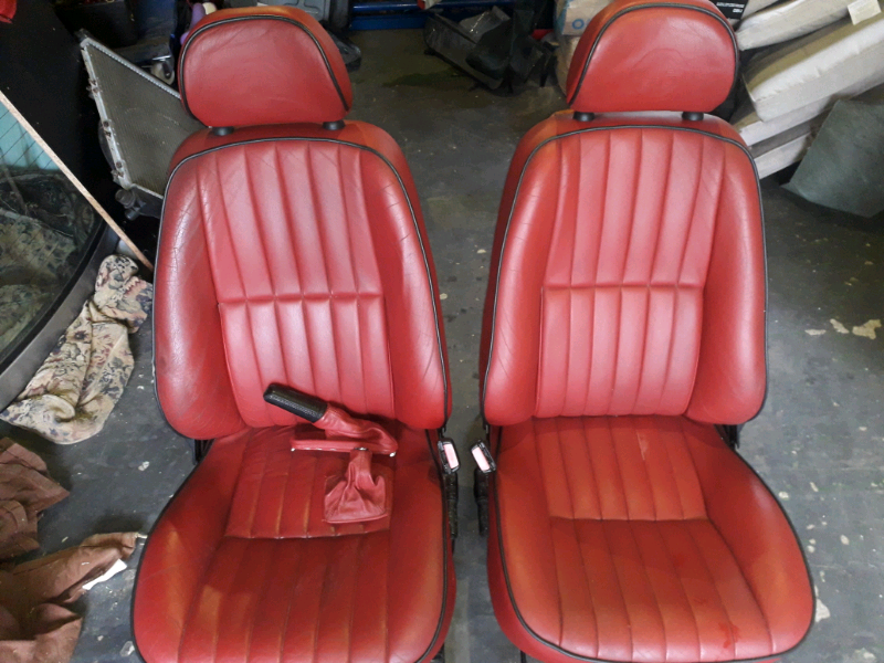 MGF MGTF red leather seats and door cards | in Southampton, Hampshire