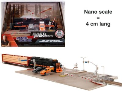 Diorama Fast & Furious Final Race Train Scene - JADA NANO Scale | eBay