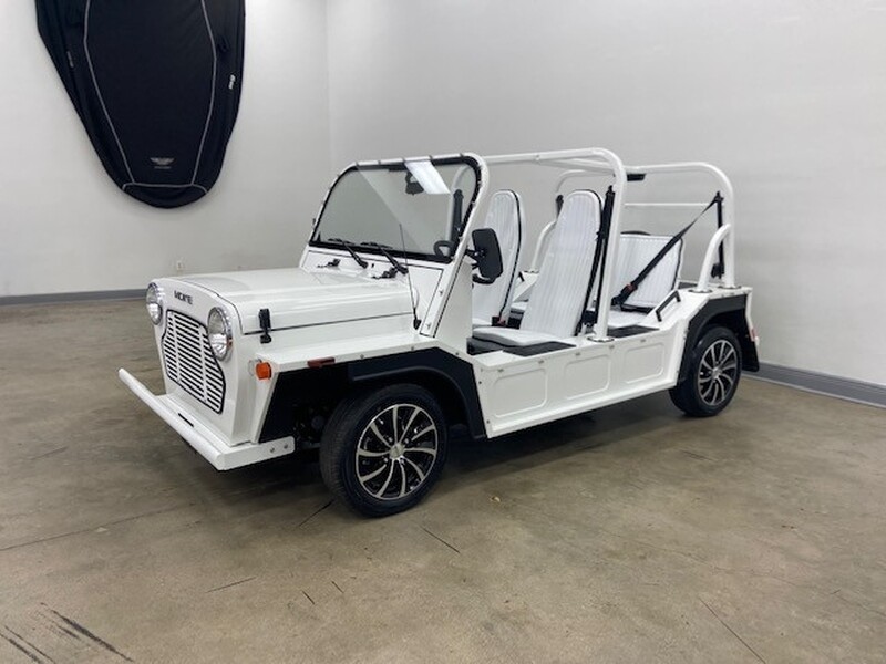 2022 Moke Emoke 6 Miles White Convertible Threephase, Ac, Asynchronous