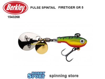BERKLEY PULSE SPINTAIL COL FIRETIGER  5 GR PESCA PERSICO E TROTA 1543268