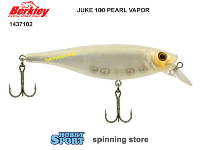 BERKLEY JUKE 100 SHALLOW PEARL VAPOR 18 GR SLOW RISE 10 CM RATTLE SPIN MARE LAGO
