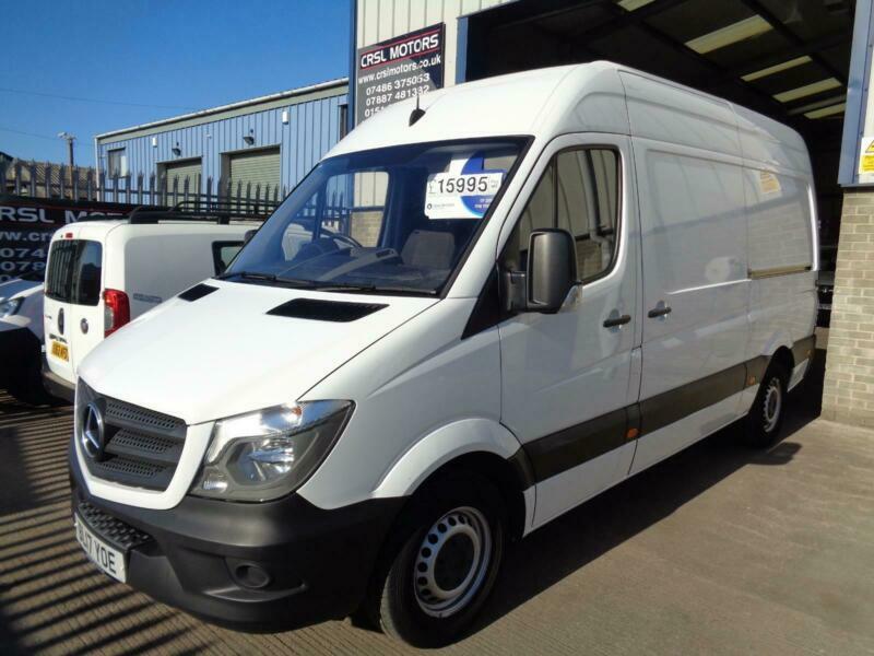 2017 MercedesBenz Sprinter 314 CDI MEDIUM WHEEL BASE VAN, FINANCE £91
