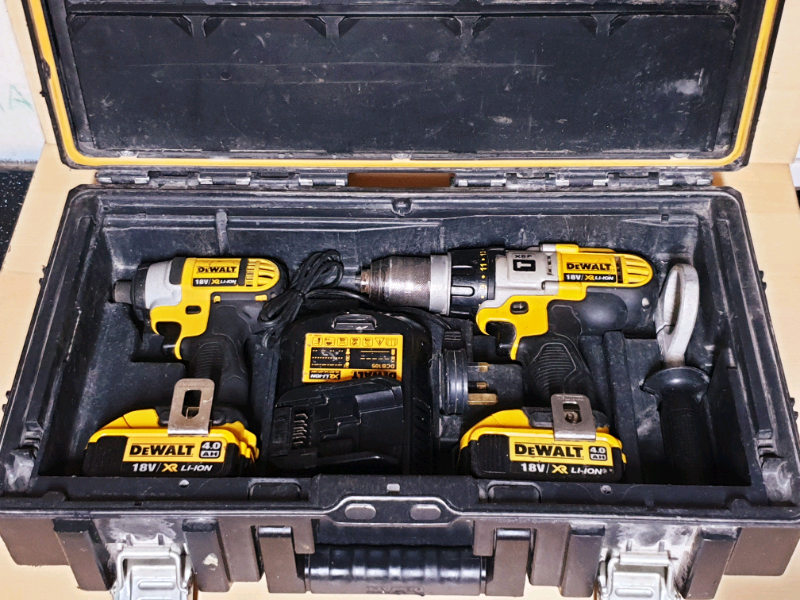 DeWalt 18v XRP combi drill & impact driver! Twinset! Toughsystem Tstak