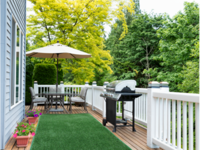 Green Indoor Outdoor Economy Turf Artificial Grass Area Rug Custom Cut