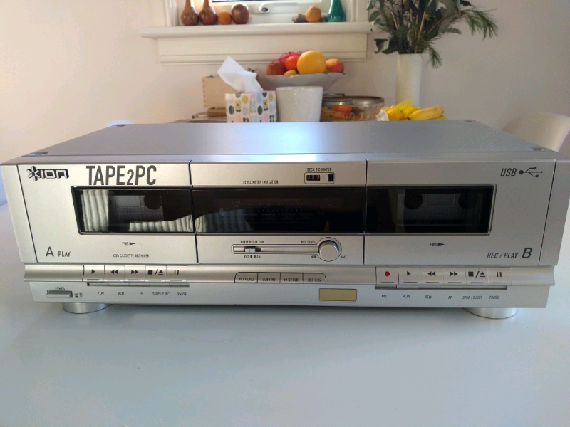 Ion Tape2PC USB Cassette Deck for converting tapes to digital in