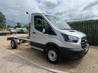 Ford Transit 2.0 350 EcoBlue Leader L2 MWB Chassis Cab Tipper Body Silver