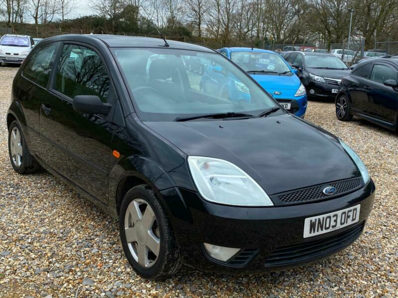 Ford Fiesta 1.4 2003.25MY Zetec 3dr Long MOT 5th March 2021. In Black