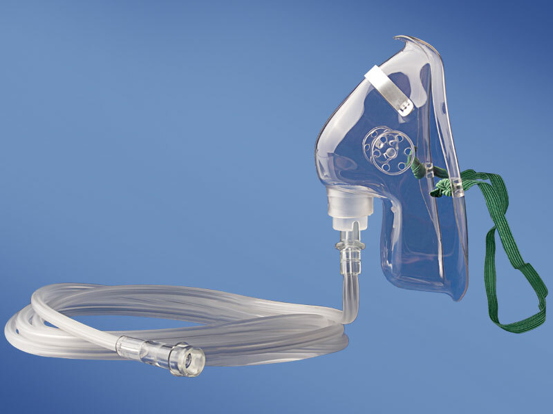 Sauerstoffmaske für Erwachsene O2 Maske Sauerstoff Maske Atemmaske mit Schlauch