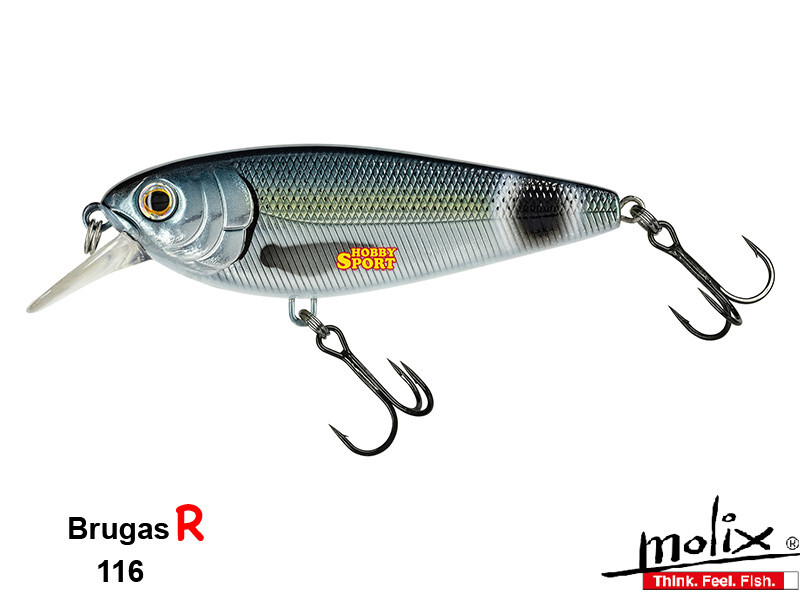 MOLIX BRUGAS-R COL. 116 OCCHIATA 20 GR SINKING 8.5 CM SPINNING MARE SPIGOLA