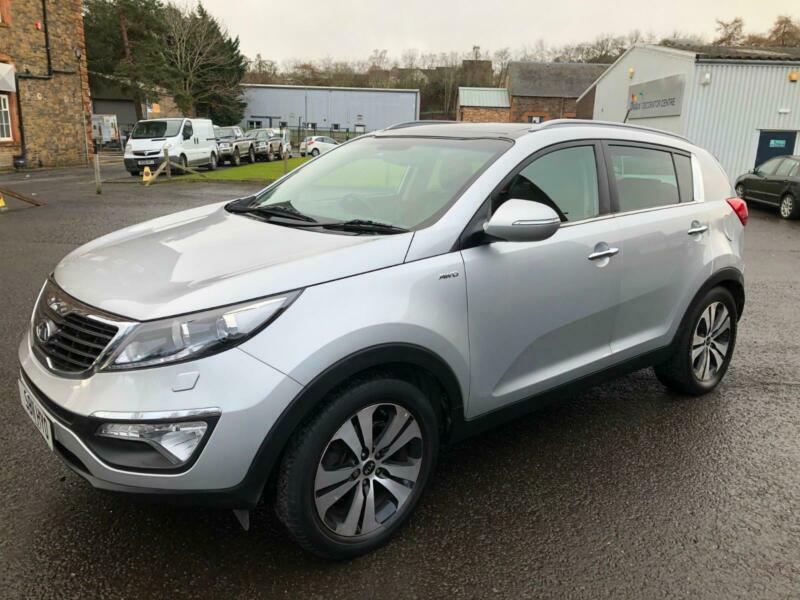 2011 Kia Sportage 2.0CRDi ( AWD ) AUTO KX3 Silver 5 Door 77671mls MOT