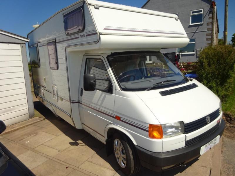Vw Autohomes Merlin 4 Berth Over Cab Bed Motorhome For Sale Ref 13639 in Scunthorpe