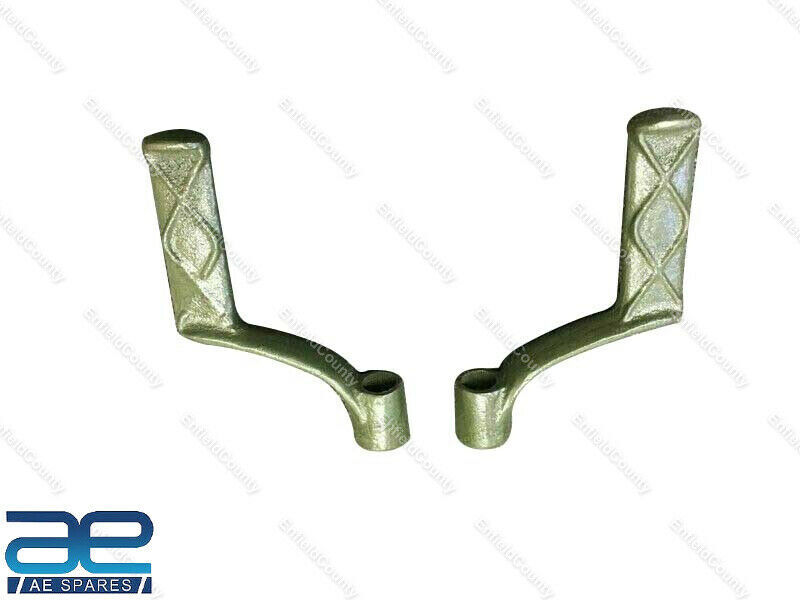 Pair BSA M20 WD Rigid Riders Front Footrest Green 1939 -1945 66-4913 