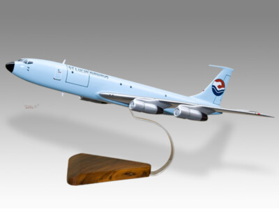 Boeing 707 St. Lucia Airways Solid Dried Mahogany Wood Handcrafted Display Model