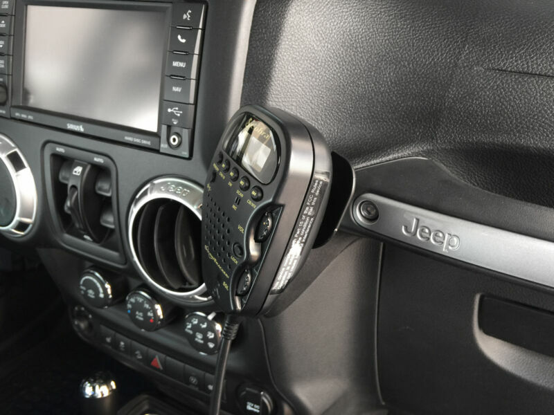 Bar Mic Radio Holder Grab CB Mount Passenger 75WXST Fits For Wrangler JK 2011 U9