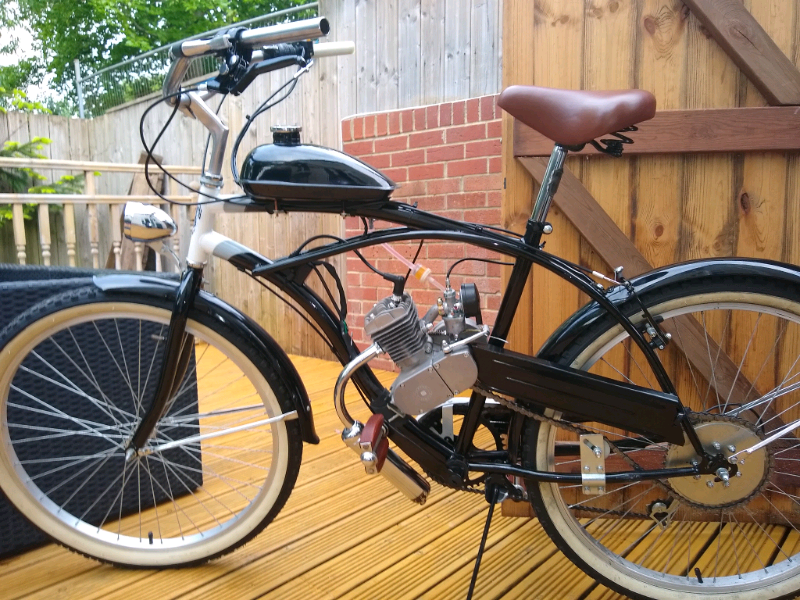 Petrol Powered push bike bicycle cruiser bicycle in Eastville