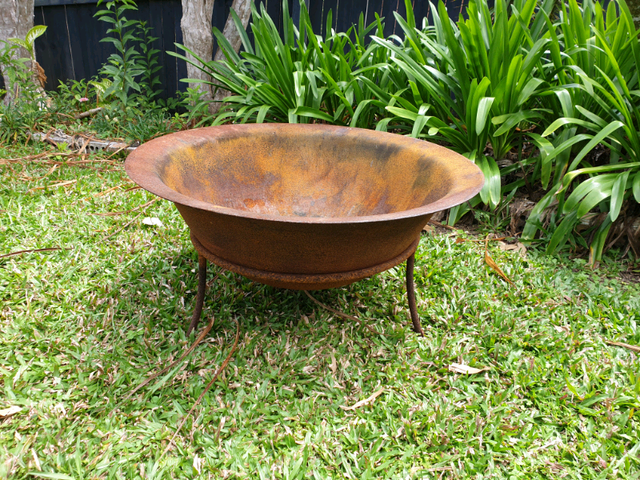 rust on fire pit