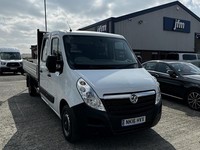 2016 Vauxhall Movano 2.3 CDTi F3500 L3 7-Seat Crew Cab Dropside Dropside Diesel 