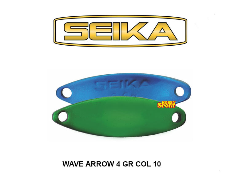 WAVE ARROW SPOON SEIKA  4,0  GR COL 10 VERDE + AZZURRO TROUT AREA SPINNING