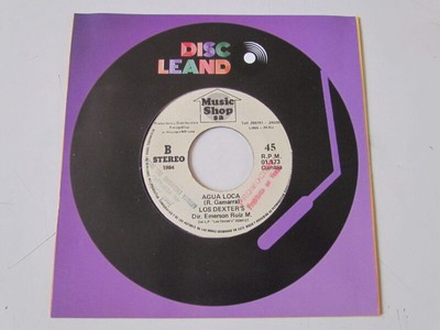 LOS DEXTER'S ''AGUA LOCA/LA GALLINA'' 7'' CUMBIA PSYCH JUNGLE PERU HEAR  