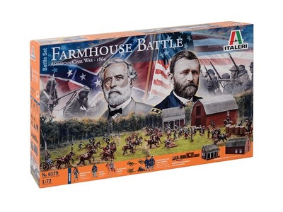 Italeri 1/72 set battaglia alla fattoria-guerra secessione americana 1864 kit di