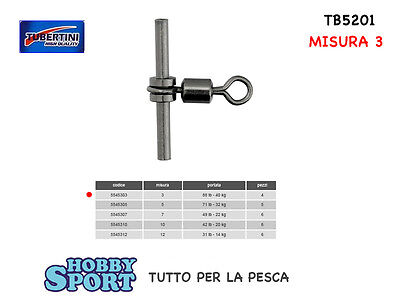TB5201 TUBERTINI  ROLLING SU TUBETTO N 3  -  40 KG   PZ 4   BOLENTINO 2 CONF