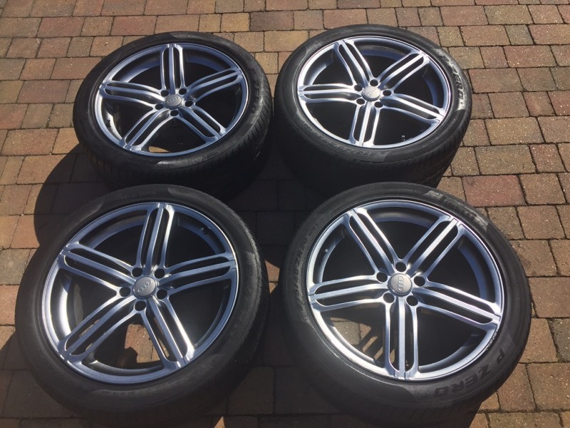 Audi Q5 Segment Peeler RS6 Style 9x20 ET30 Alloy Wheels with Tyres in