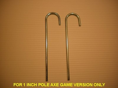 1 Pair New Replacement Eastpoint Ground Stakes -for Axe Throw Game with 1'' Poles