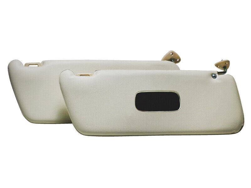 FOR MERCEDES W114 W115 SEDAN INTERIOR SUNVISOR MIRROR UNPERFORATED CREAM COLOR