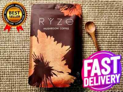 ORGANIC RYZE MUSHROOM COFFEE   30 Servings 6.2 OZ Exp 2026