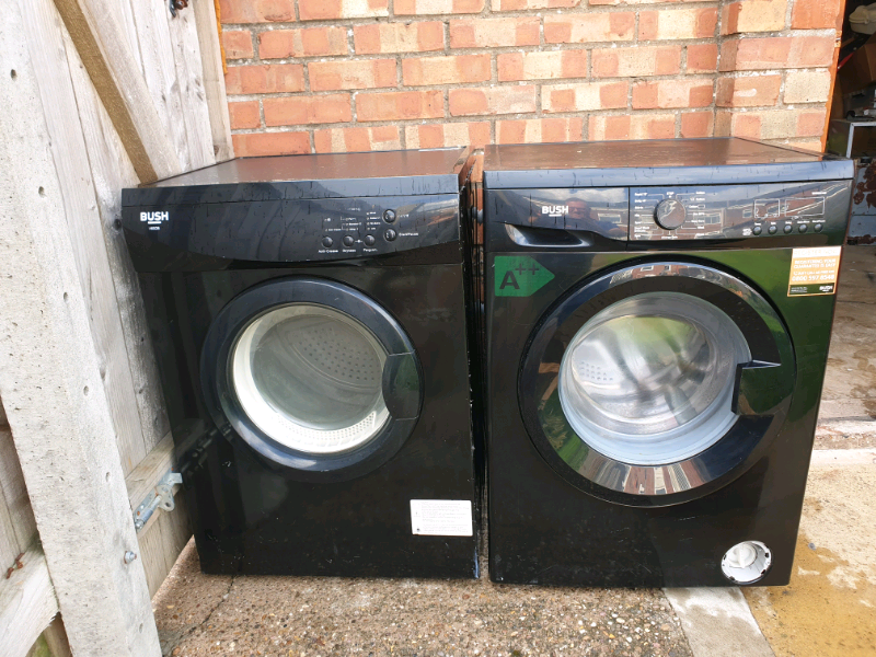 Bush black Washer and tumble dryer good working order, free delivery