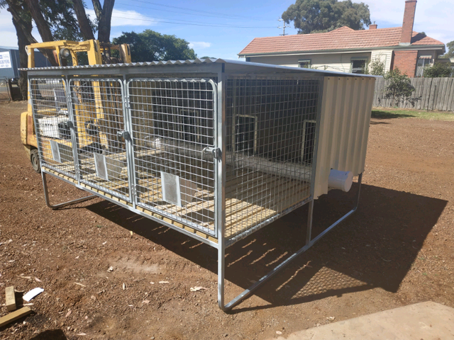 Australian Raised Dog Kennels galvanized steel corrugated iron | Pet