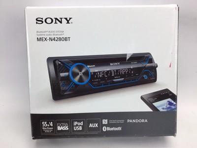 Sony InDash CDDM Receiver Builtin Bluetooth MEXN4280BT Black