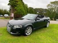 2009 Audi A3 2.0 T FSI S Line Petrol Manual Black Convertible 2 door Soft Top CO
