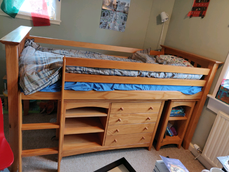 Kids Cabin Bed Cupboard And Drawers In St Andrews Fife