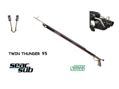 ARBALETE TWIN THUNDER 95  SEACSUB  PESCA SUBACQUEA APNEA SEAC FUCILI